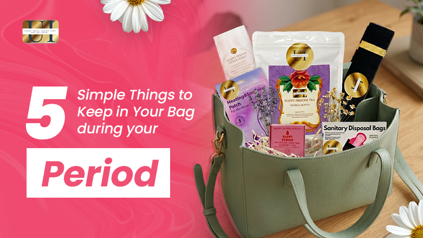 5 Simple Things to Keep in Your Bag During Your Period